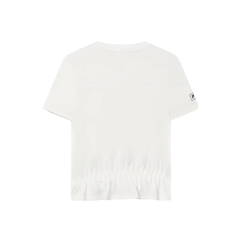 FILA Regular T Shirt Women's Porcelain White-1