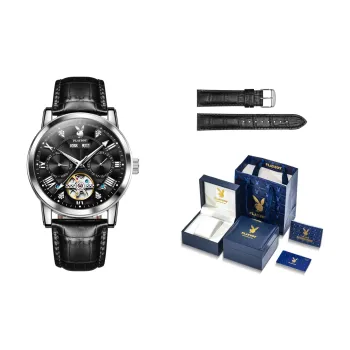 Playboy Mechanical Movement Watch Men's Watches Black Dial