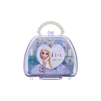 Disney Plastic Makeup Bag Handbag Large Size Kids' Purple