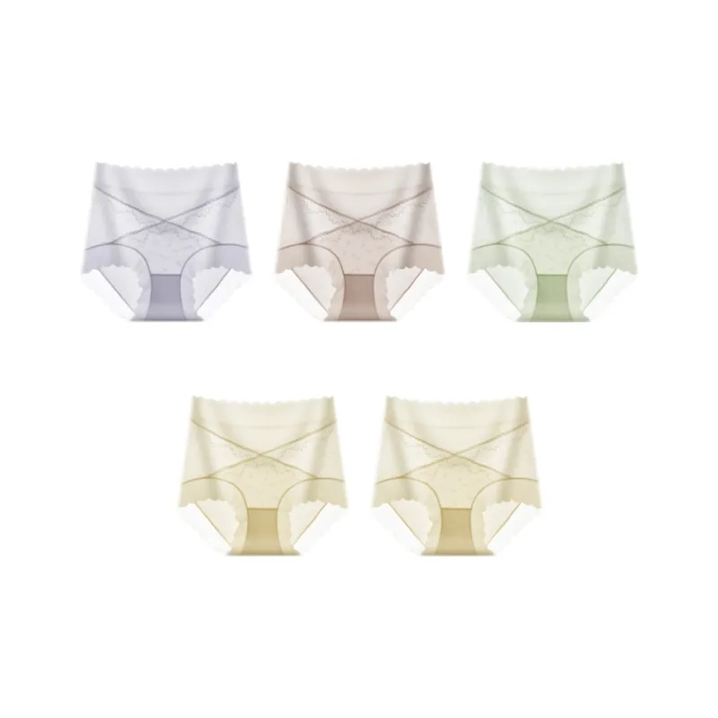 PLANDOO Underpants Women's 5 Pack-12