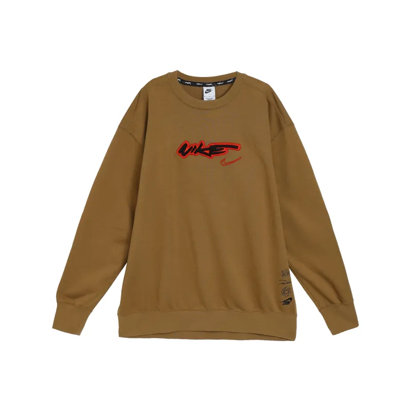Nike X Futura Paris Olympics Series Sweatshirts Unisex Brown-0