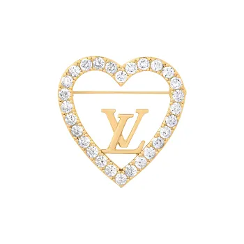 LOUIS VUITTON My Lv Love Brooch