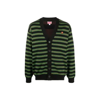 KENZO Long Sleeved Striped Cardigan