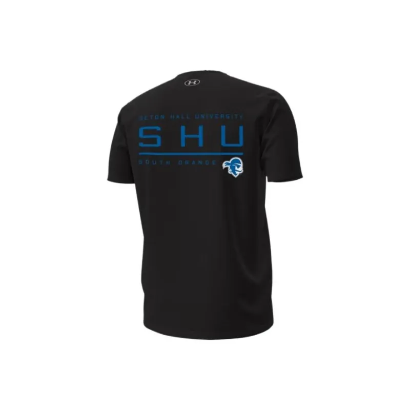 Under Armour Performance CottonCollegiate T Shirt Men's Black-1