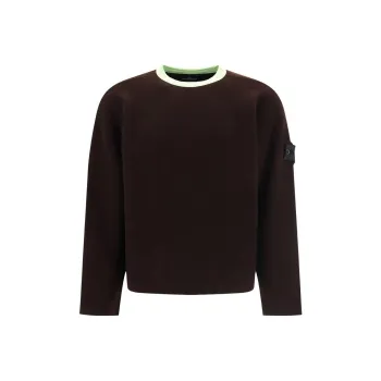 STONE ISLAND Sweaters Men Red Brown