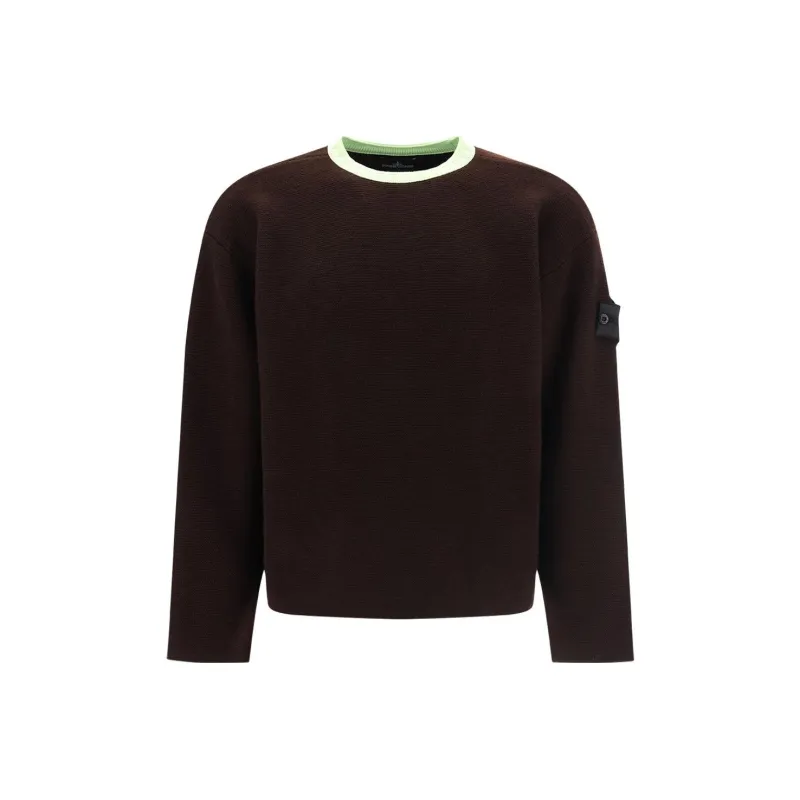 STONE ISLAND Sweaters Men Red Brown-0