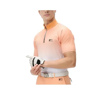 FILA Golf Series Polo Shirt Men's Dark Star Yellow