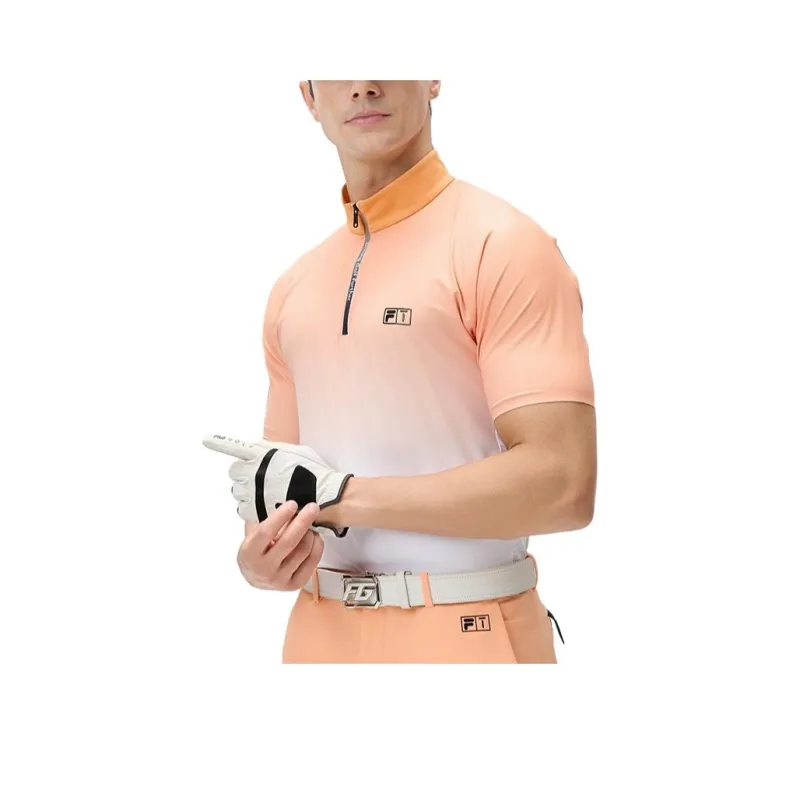 FILA Golf Series Polo Shirt Men's Dark Star Yellow-0