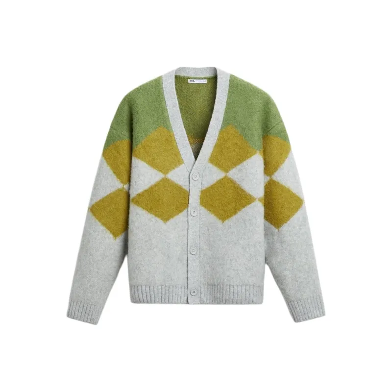 ZARA Sweaters Men Light Gray-0
