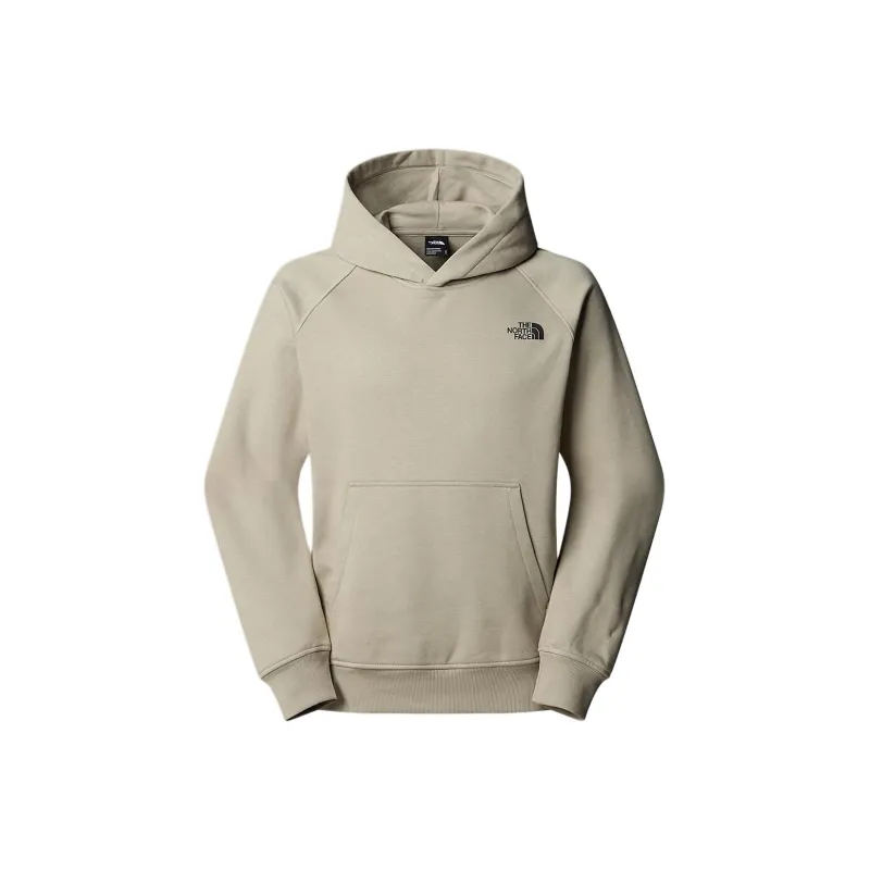 THE NORTH FACE Raglan Redbox Graphic Hoodie Sweatshirt Men Gray-0
