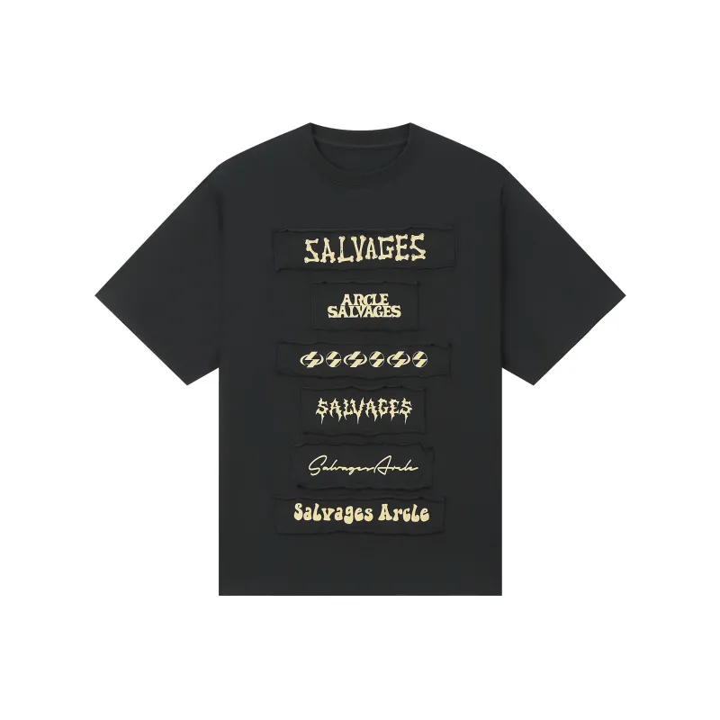 THE SALVAGES FASHION CLUB T Shirt Unisex Black-0