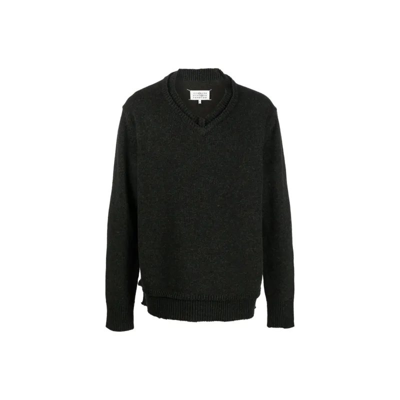 Maison Margiela Elbow patch Knitted Jumper-0