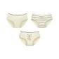 Yellow+Stripes Bear+Bowknot[Comfortable 100% cotton 3 Pack]