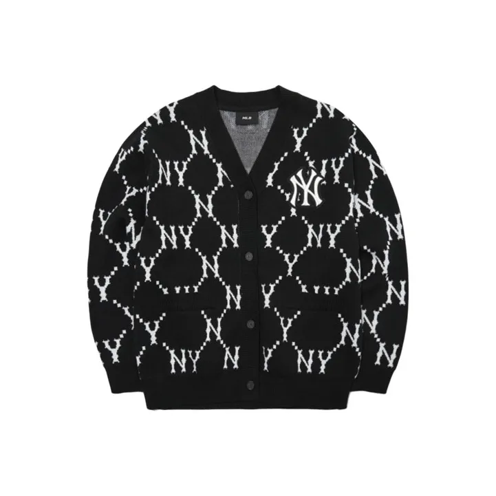 MLB Monogram Casual Style Unisex Street Style Logo Cardigans-0