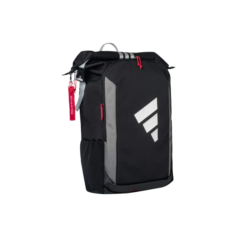 Adidas Polyethersulfone Backpack Unisex Black & Silver Metallic-1