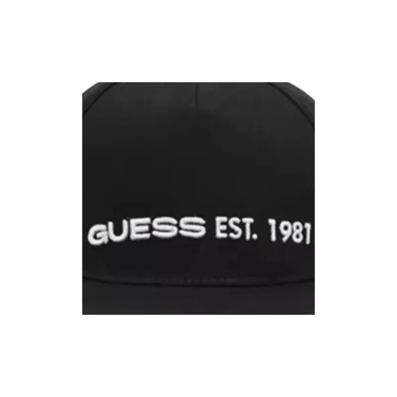 GUESS Cotton Baseball Caps Men Black-2
