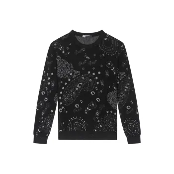 ANDREW MACKENZIE Sweater Men's Black Gray