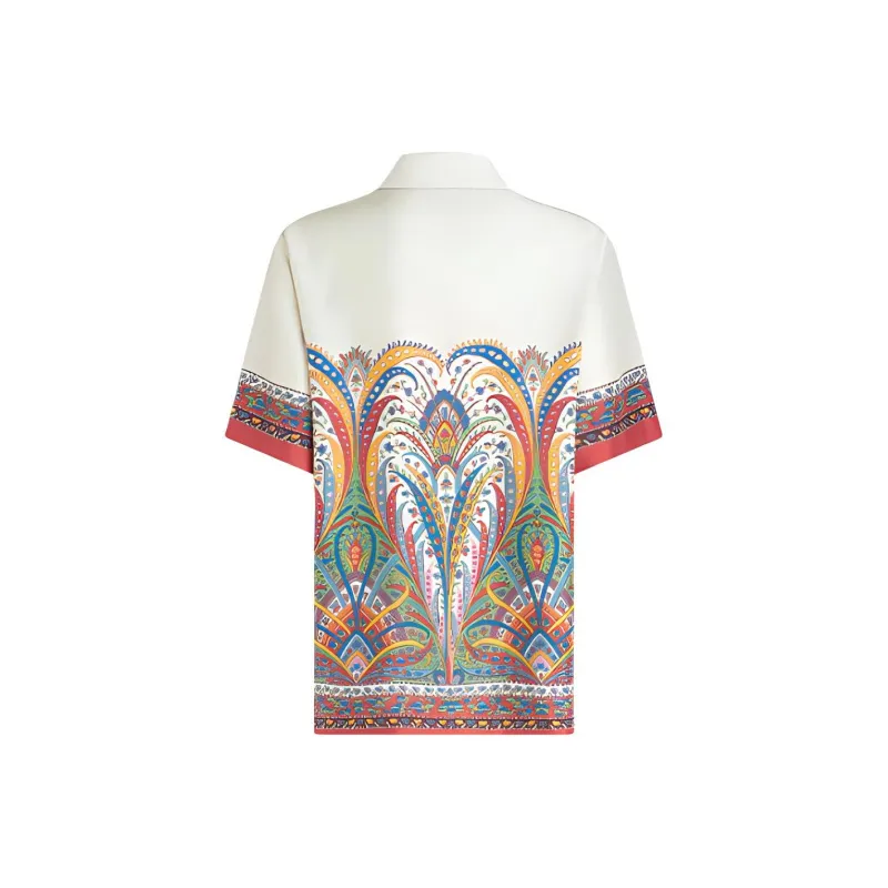 ETRO Paisley Printed Short Sleeved Shirt-1