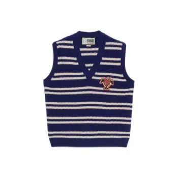 GUCCI X Harry Styles Co-branded Tank Tops Unisex Dark Blue