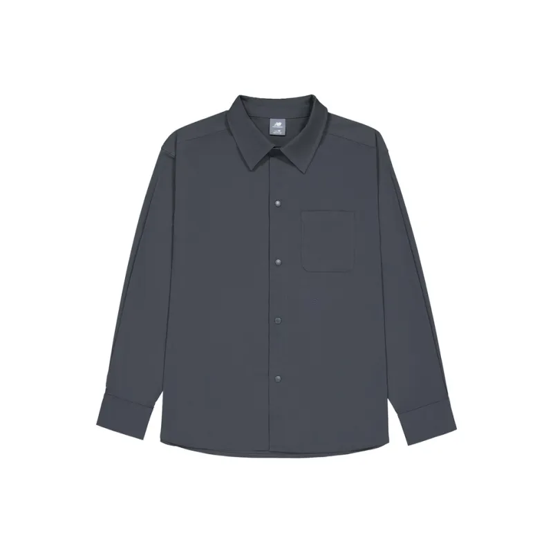 New Balance Shirt Men's Black Asphalt-0