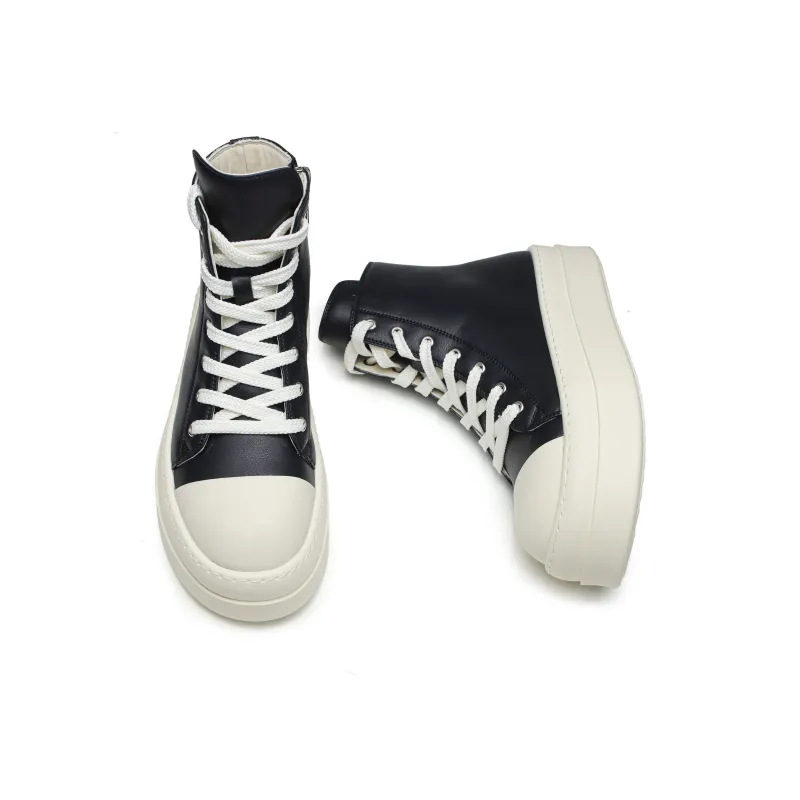 MOMGOG Height Increasing High Top Skateboard Shoes Unisex Black-2