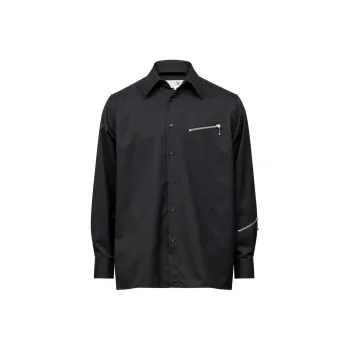 MM6 Maison Margiela Zip detail Long sleeve Shirt