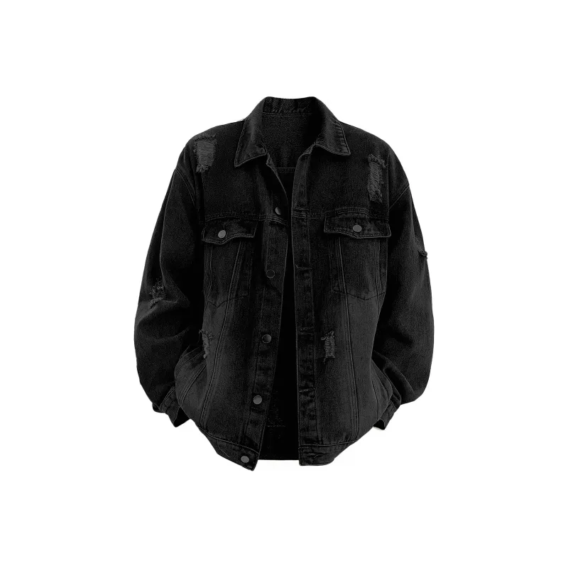 WARNING LIGHT Denim Jacket Unisex-2