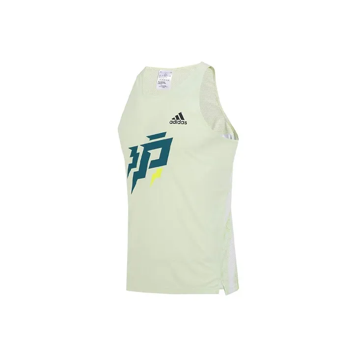 Adidas Tank Tops Men Green-0
