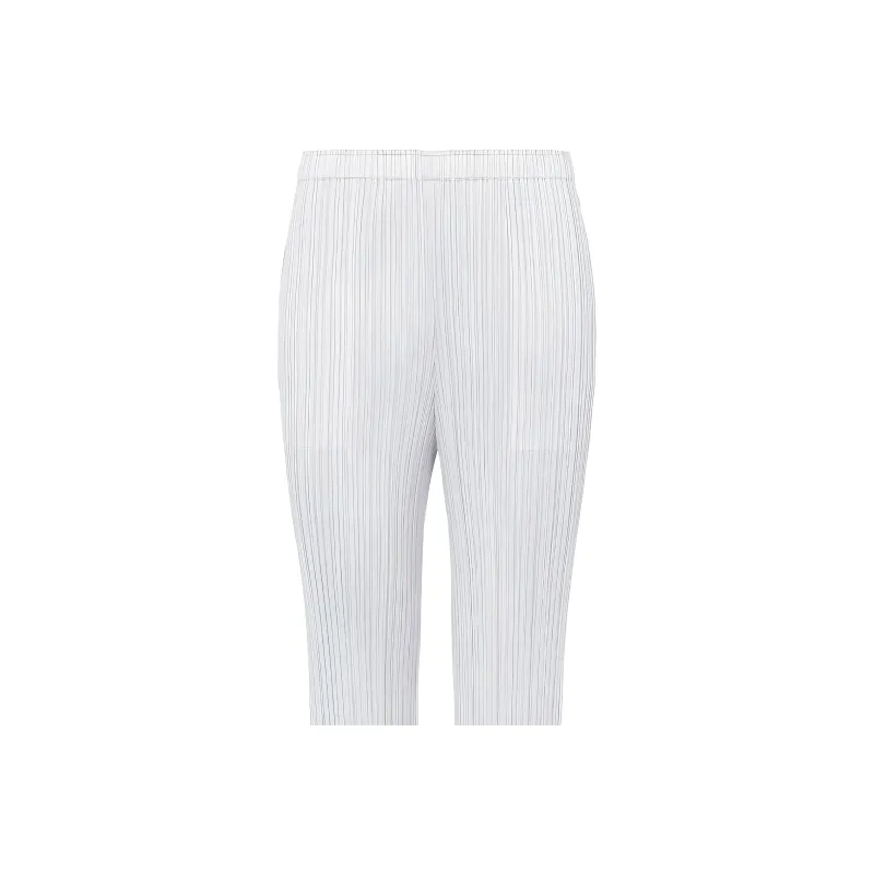 PLEATS PLEASE ISSEY MIYAKE Casual Pants Women's Light Gray-1