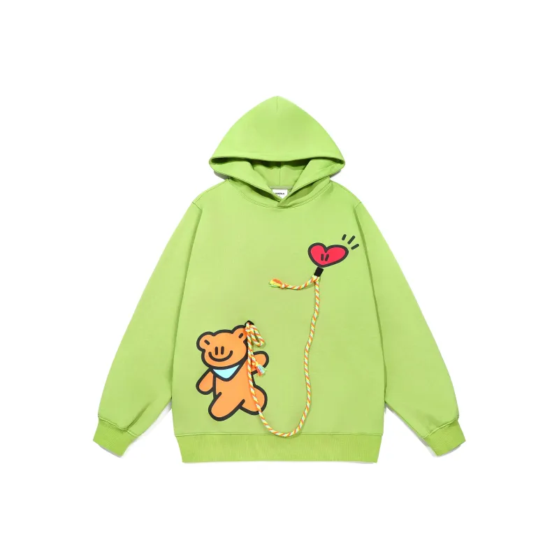 Guuka x AGAHO Sweatshirt Unisex Floral Apricot-3