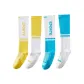 [2 Pack]White Blue+White Yellow