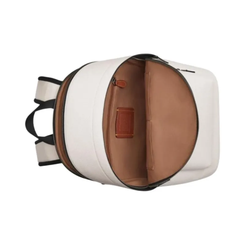 COACH Cow Leather Backpack Medium Size Men's Black White-2