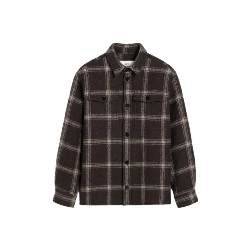 AMIPARIS Chest Pocket Overshirt-0
