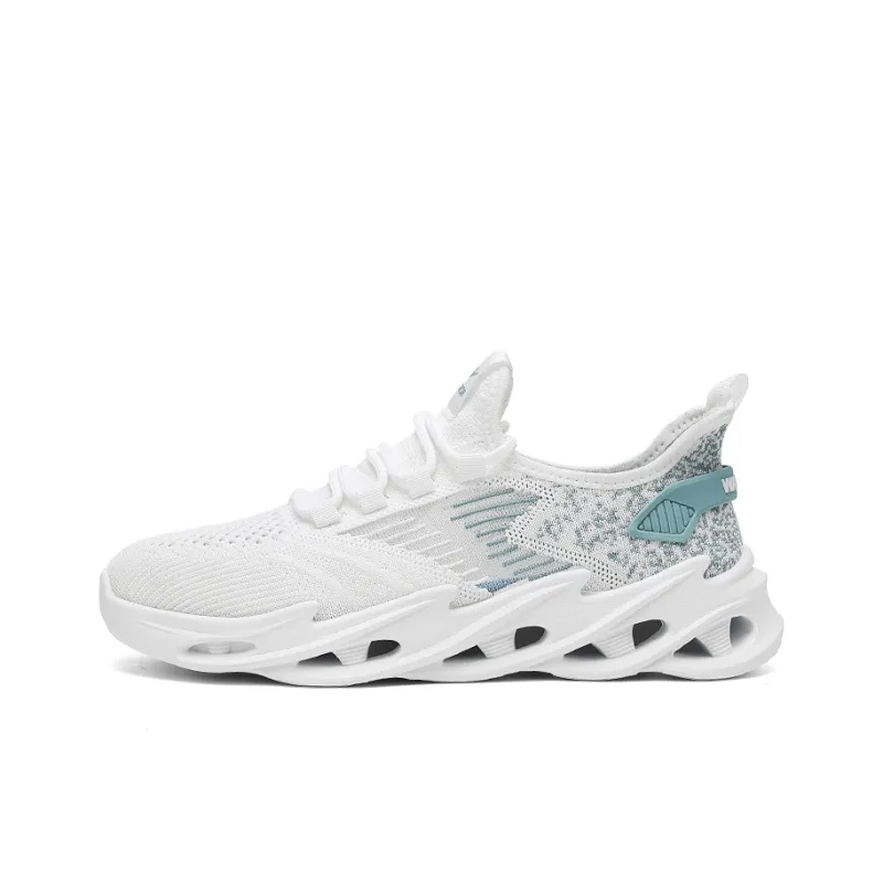 WARRIOR Running Shoes Men Low Top White-0