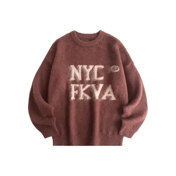 F.K.V.A Loose Fit Sweater Spring Autumn And Winter Unisex