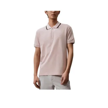 CALVIN KLEIN Polo Shirt Men's Shell Pink