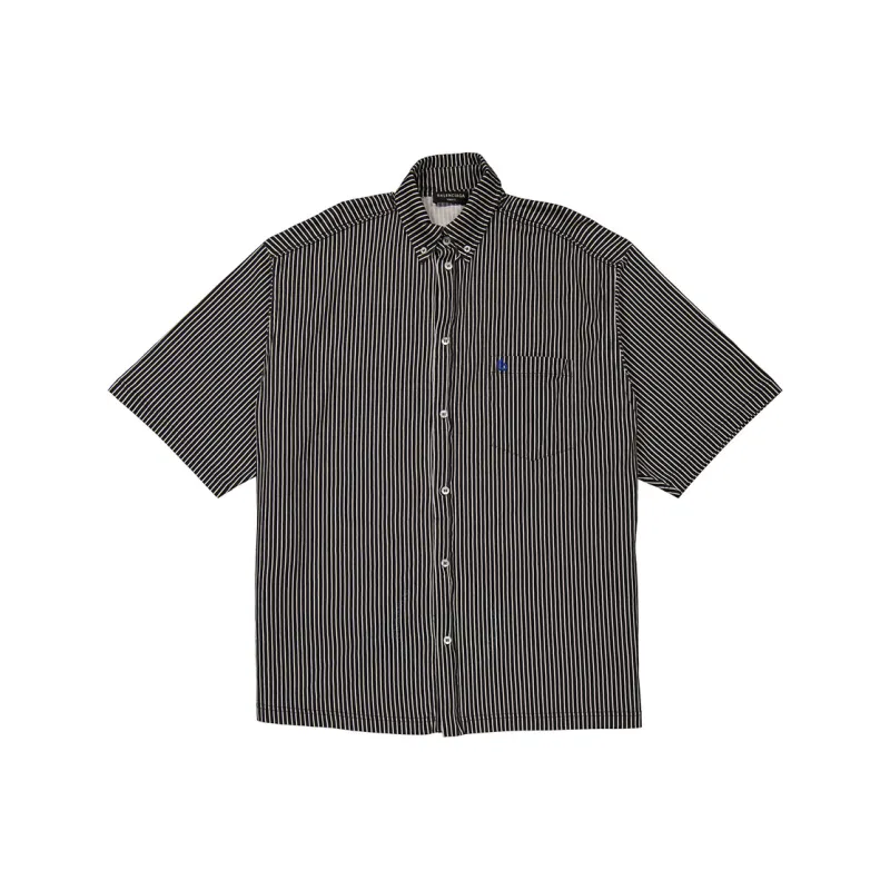 Balenciaga Shirt Regular Fit Men's Black-0
