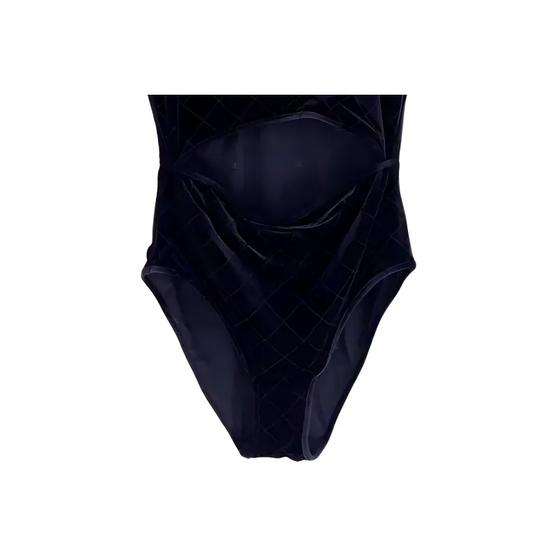 CHANEL One-piece Swimsuit Women's Black-1