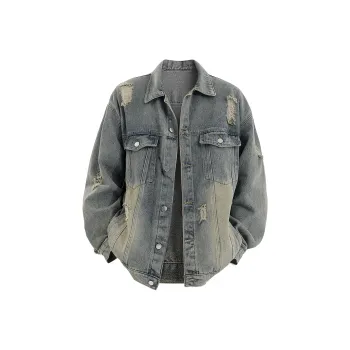 WARNING LIGHT Denim Jacket Unisex