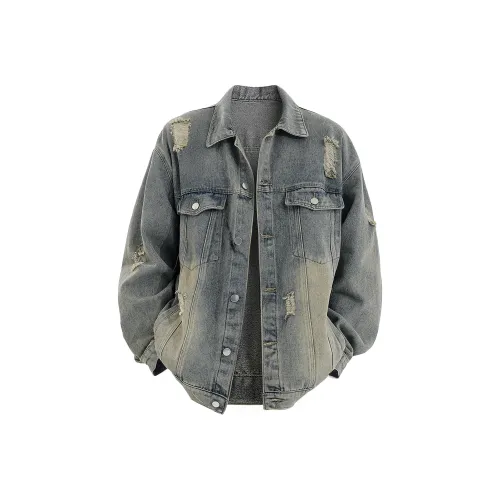 WARNING LIGHT Denim Jacket Unisex