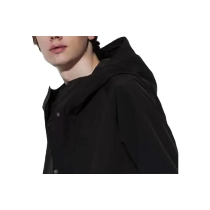 UNIQLO Trench Coat Unisex Black-4