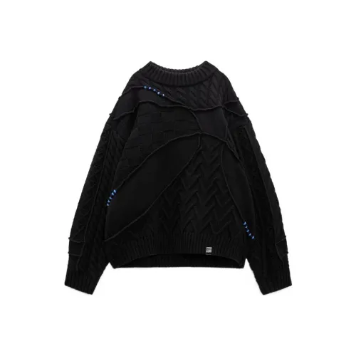 ADER ERROR X Zara Oversized Patchwork Knit Mens Sweater