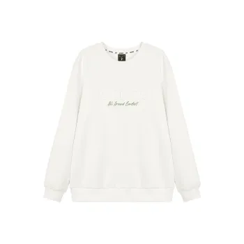 Skechers Sports Alliance Series Sweatshirt Men Marshmallow White