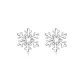 Snowflake Stud Earrings[Trumpets]