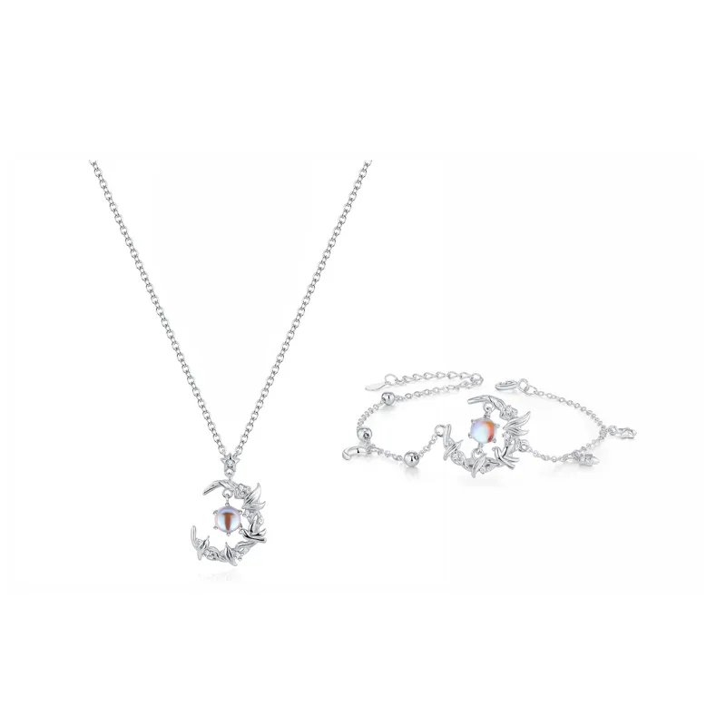 CHINA GOLD S925 Silver Necklaces Women's-5