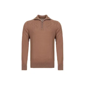 Burberry Cashmere Blend Quarter Zip Sweatshirt