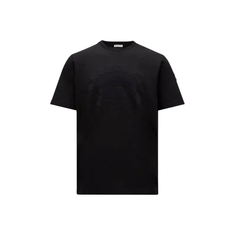 Moncler T-Shirts Men Black-0