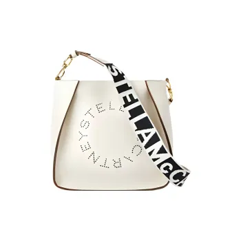 Stella McCartney Polyester Tote Bag Shopping Bag Crossbody Bag Shoulder Bag Women's White