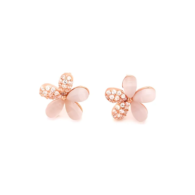 KEMLAIDA 925 Sterling Silver Stud Earrings Women's-5