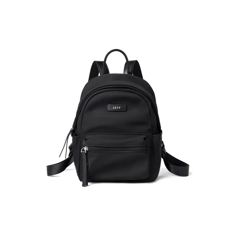 LEFF Water Repellent Fabric Backpack Women's Banxia Green/Classic Black/Dark Plum Sauce-5